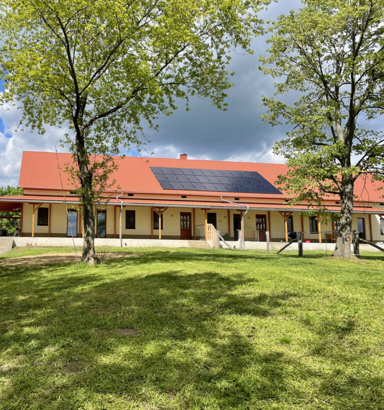 Major Vendégház Hosszúhetény, apartmanok a terasz felől